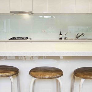 Custom Glass Backsplash Kitchen