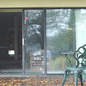 how to fix a sticky sliding glass door